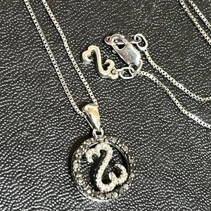 Open Heart Sterling Silver Necklace